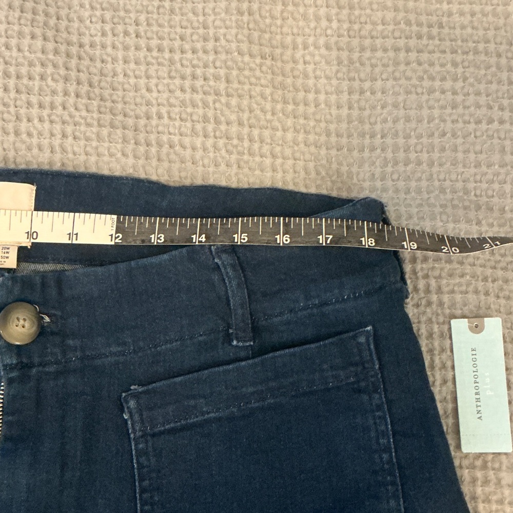 Anthropologie Maeve The Colette Crop Wide-Leg Jeans Women’s size 16W NWT - Picture 9 of 16